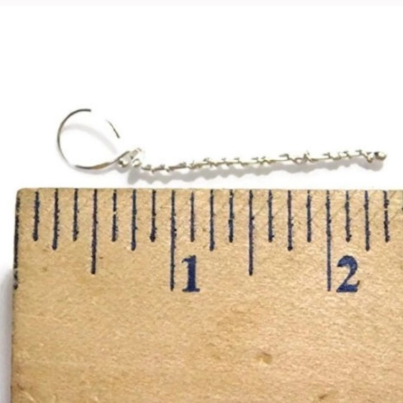 925 Bar Vine Earrings - Picture 4 of 4